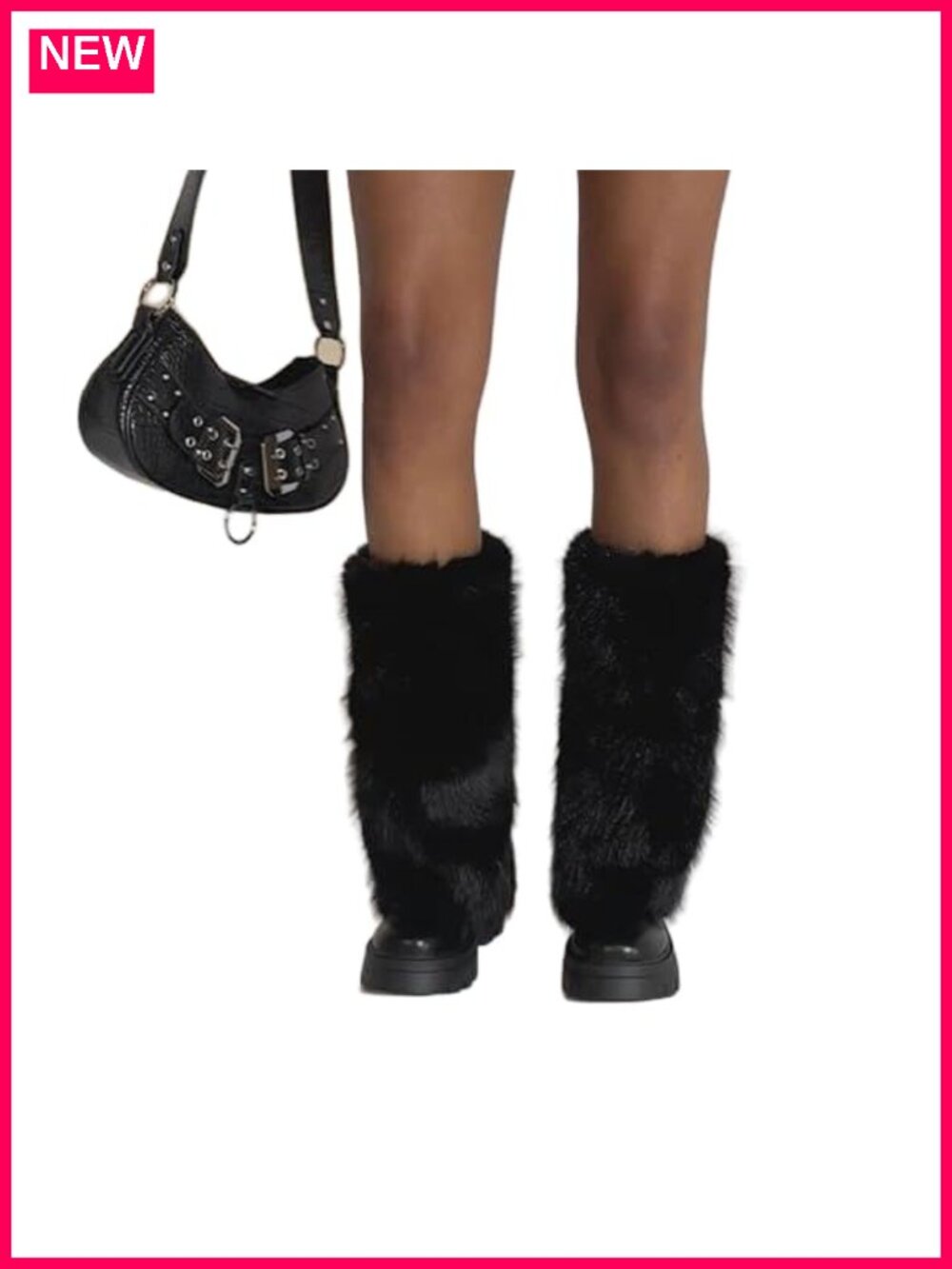 Faux Fur Leg Warmers & Boot Covers, 80s Dance Costume Accessories, Cozy Fuzzy